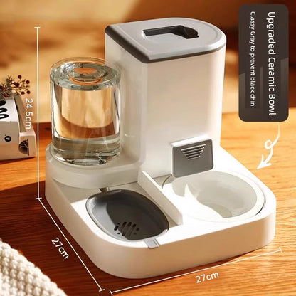 Automatic Non-Plug Pet Feeder for Cats.
