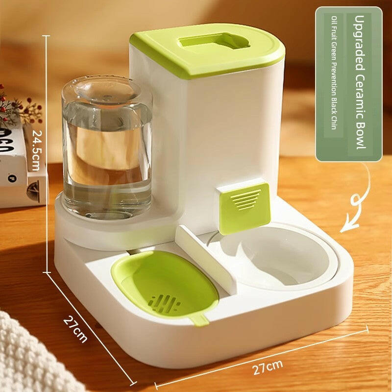 Automatic Non-Plug Pet Feeder for Cats.