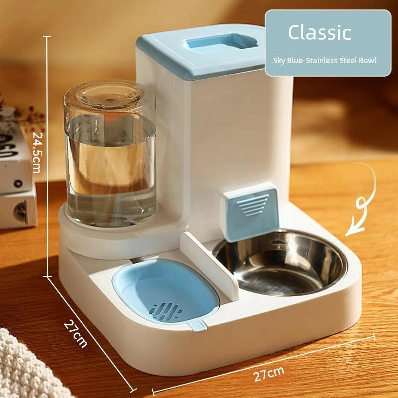 Automatic Non-Plug Pet Feeder for Cats.